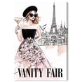 thumbnail image 1 of Model of Paris Sketch Cover Canvas Print Fashion Art by Art Remedy, Gallery Wrapped, 36 x 54, 1 of 6