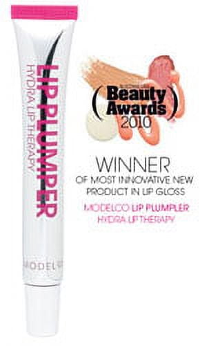 ModelCo Lip Plumper Hydra Lip Therapy, Volumizing Gloss, Top Coat, 0.34 oz