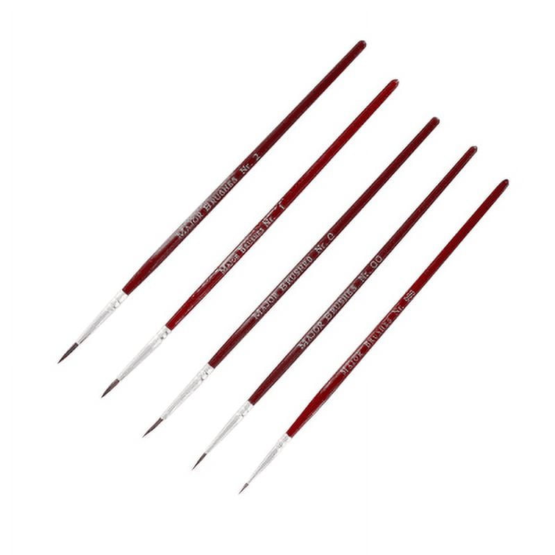 Modelcraft 5 Pce Pure Sable Brush Set