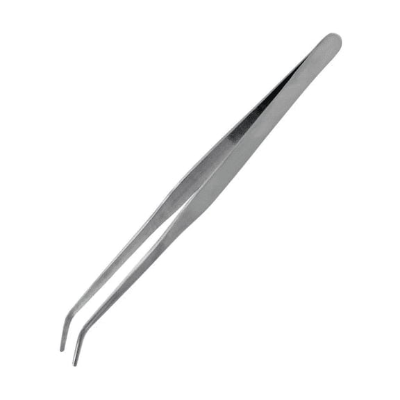 Modelcraft Strong Curved Stainless Steel Tweezers (175mm)