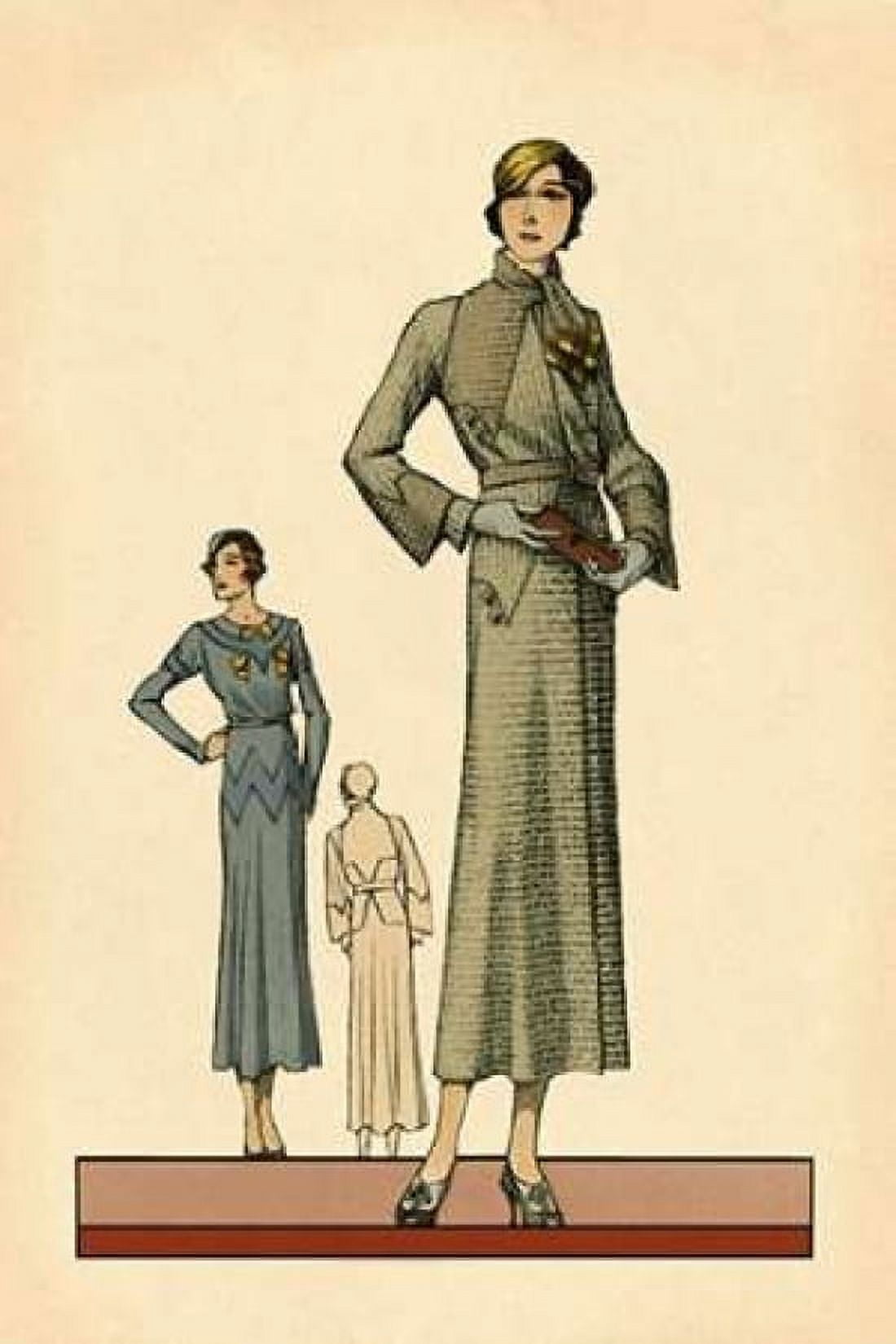 Modeles Originaur A Conservative Look Canvas Art - Vintage Fashion (12 x 18)