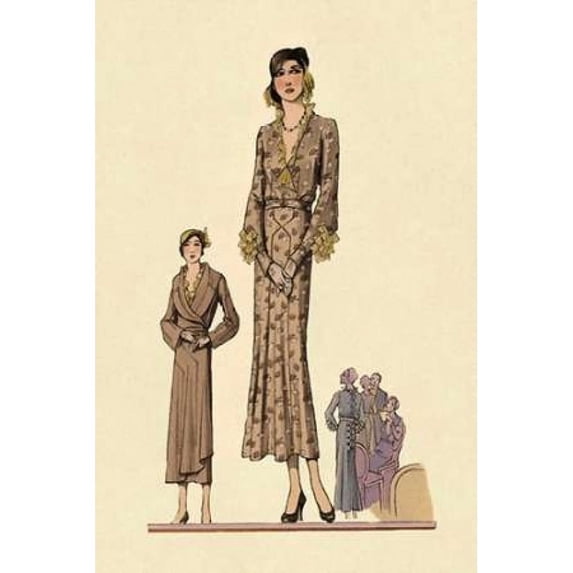 Modeles Originaur: For a Weekend Affair Poster Print by  Vintage Fashion