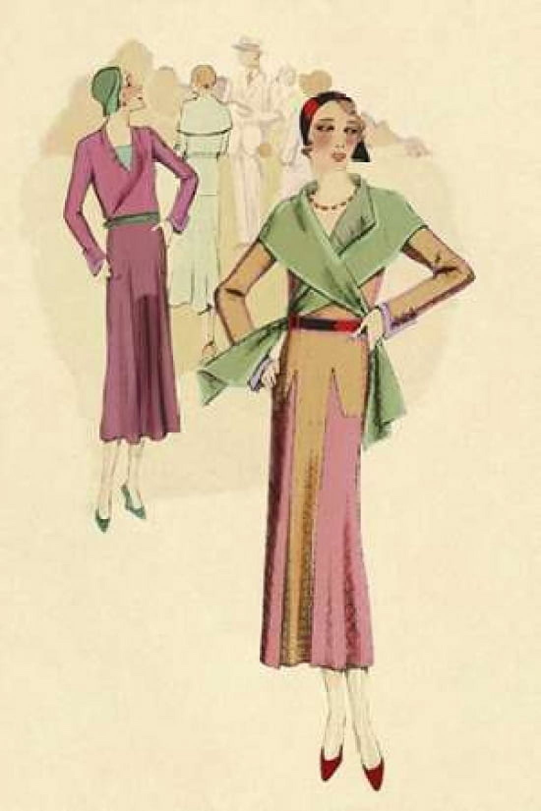 Modeles Originaur Pastel Style Canvas Art - Vintage Fashion (12 x 18)