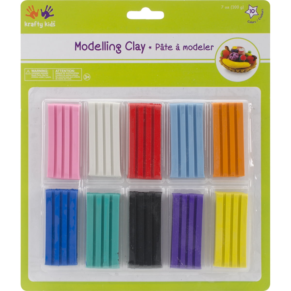 Modeling Clay 200g 10/Pkg-Assorted 