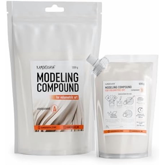 Modeling Compound for Volumetric Paintings, Reliefs, and Restorative Applications$$Art & Craft