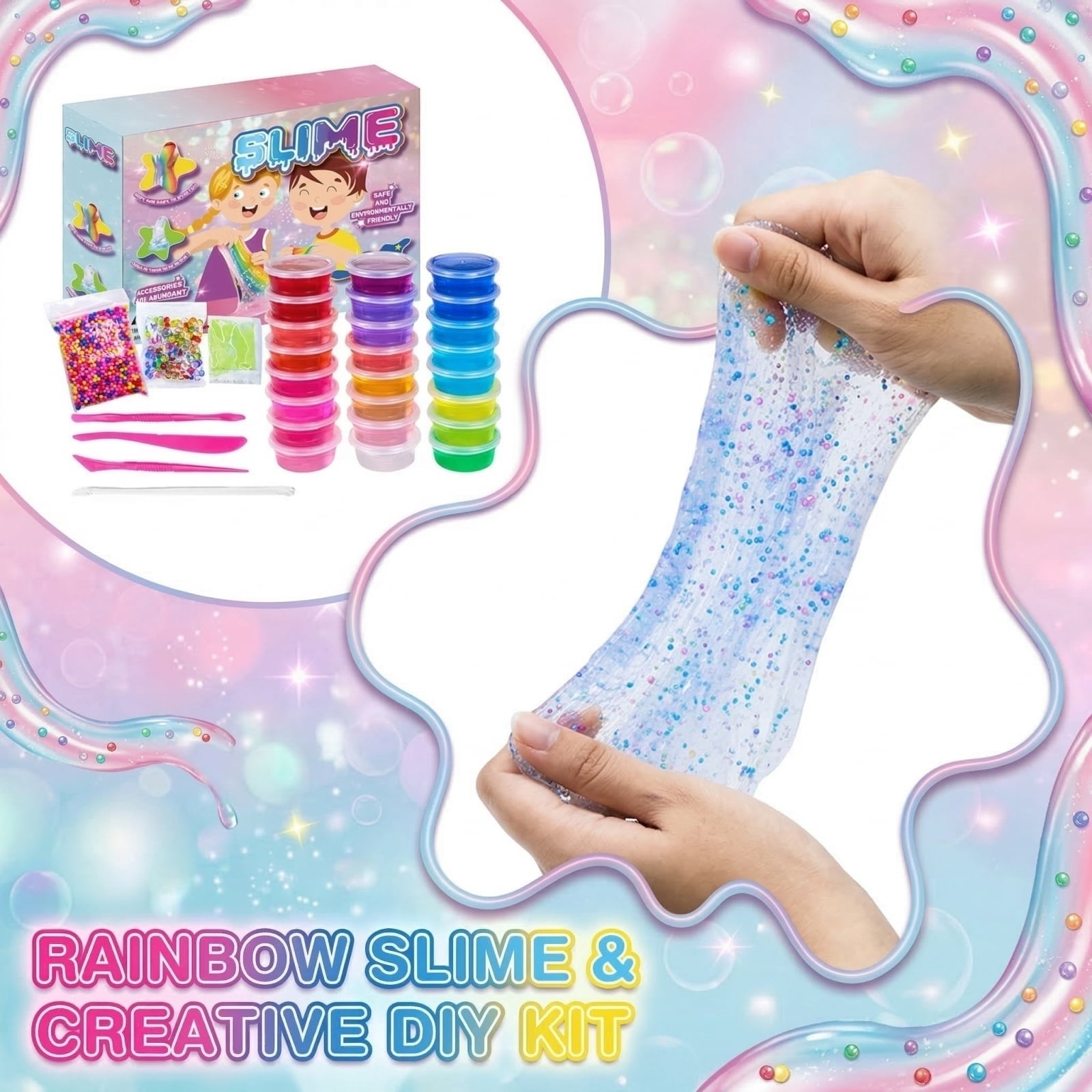 Modeling Material Kit for Girls Modeling Material Kit for Boys 11X7X2 in All-Inclusive Modeling Material Making Kit Craft Supplies for Student for Birthday Events Kids Ages 8-12