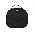 thumbnail image 1 of Modella Black 2 Piece Round Train Case, 1 of 2