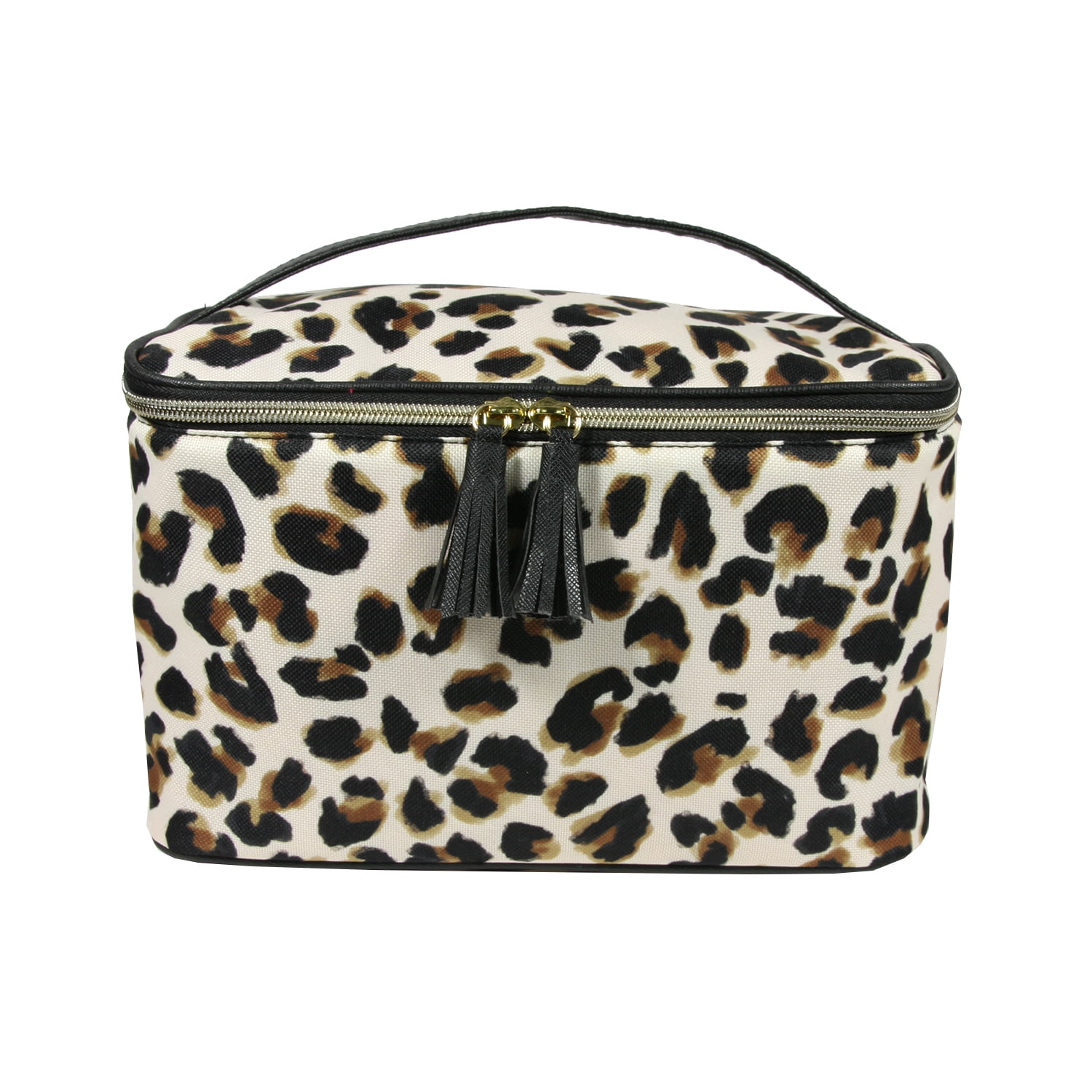 Modella Cheetah Print Train Case