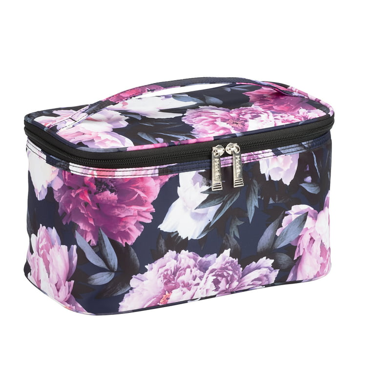 Victoria's Secret, Graphic Blooms Glam Bag Flower, Makeup bag Travel Size