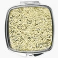 thumbnail image 1 of Modella Travel Mini Compact Duo Mirror, Square, Gold Glitter, 1-Piece, 1 of 2