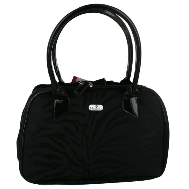 Modella Travel Weekender Bag with Handle, Zebra Print