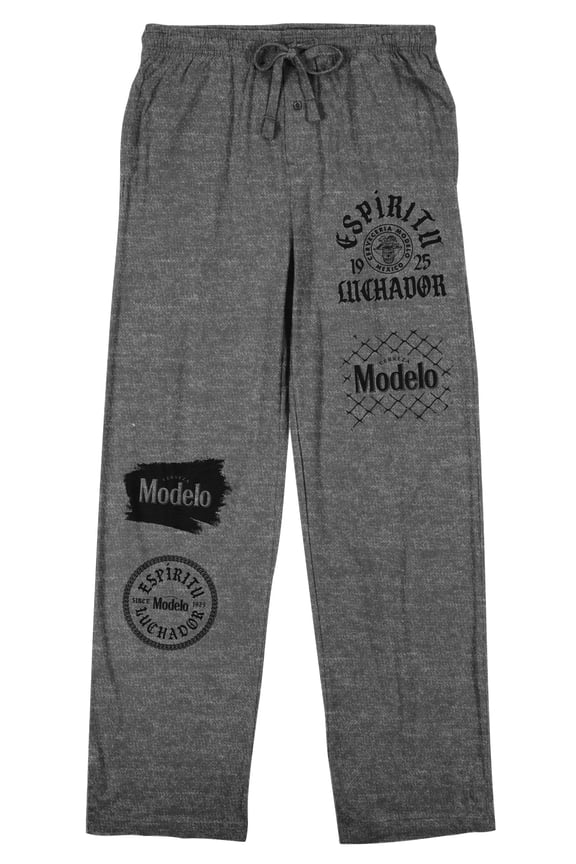 Modelo Badges Men's Gray Heather Sleep Pajama Pants-XXL