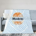 thumbnail image 1 of Modelo Beer Fleece Blanket, Very Soft Microfiber Flannel Blanket for Couch Warm and Cozy for All Seasons, 1 of 6