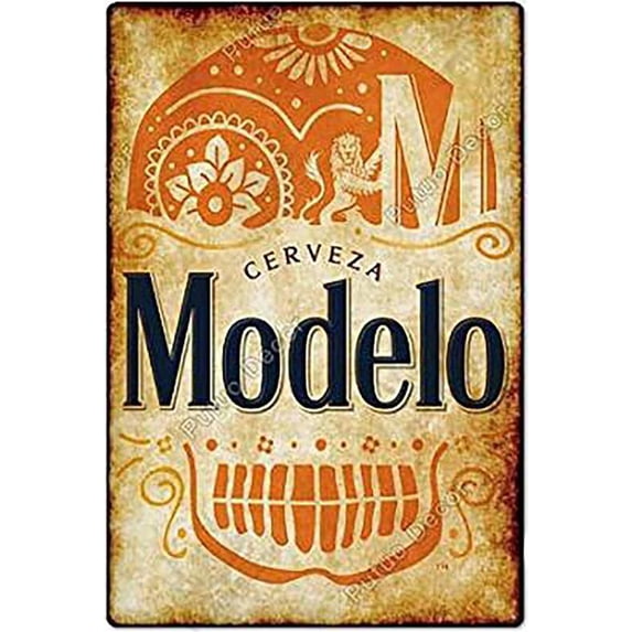 Modelo Beer Weatherproof Funny Metal Sign Size: 12" x 16"