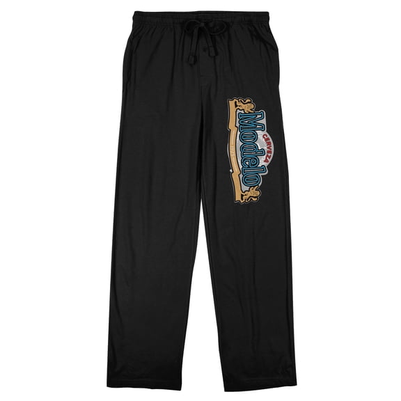 Modelo Cerveza Men's Black Sleep Pajama Pants-Medium