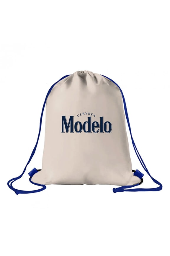 Cerveza Natural Cotton Drawstring Cinch Bag
