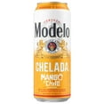 thumbnail image 1 of Modelo Chelada Mango y Chile Mexican Import Flavored Beer, 24 fl. oz. Single Beer Can, 3.5% ABV, 1 of 8