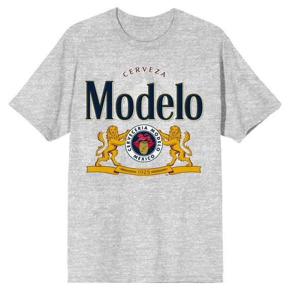 Modelo Classic Logo Men's Athletic Heather T-Shirt-XXL