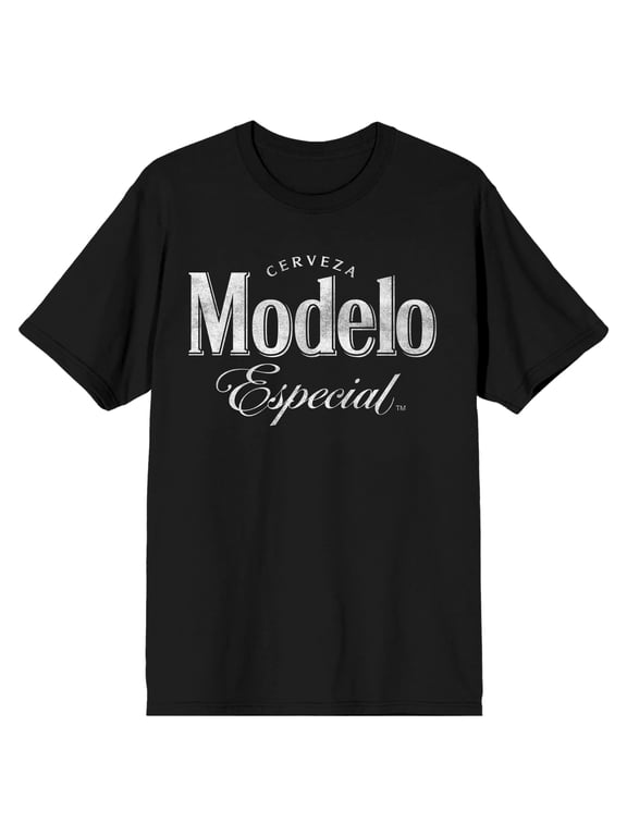Modelo Classic Logo Men's Black T-Shirt-XL