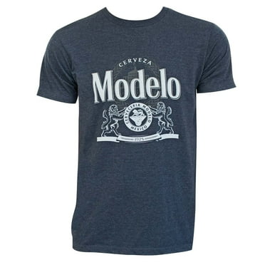Modelo Especial 44986-Small Mens Crest Logo T-Shirt, Blue - Small