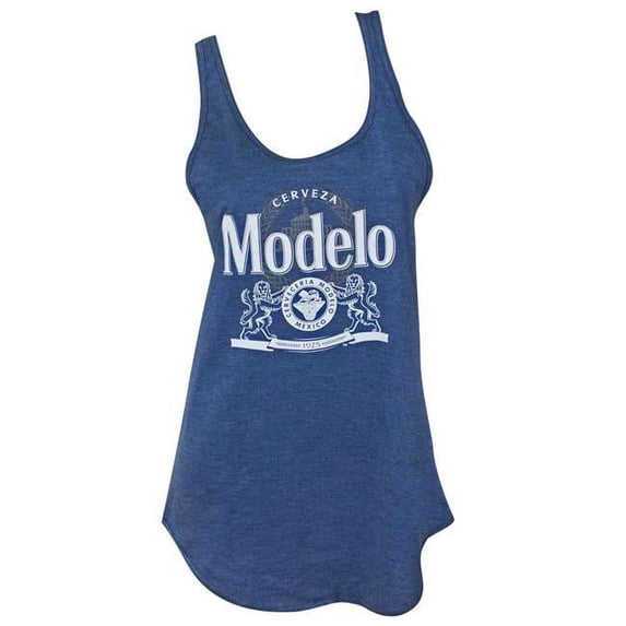 Modelo Especial 45140-L Modelo Especial Women Navy Blue Racer Back Tank Top - Large