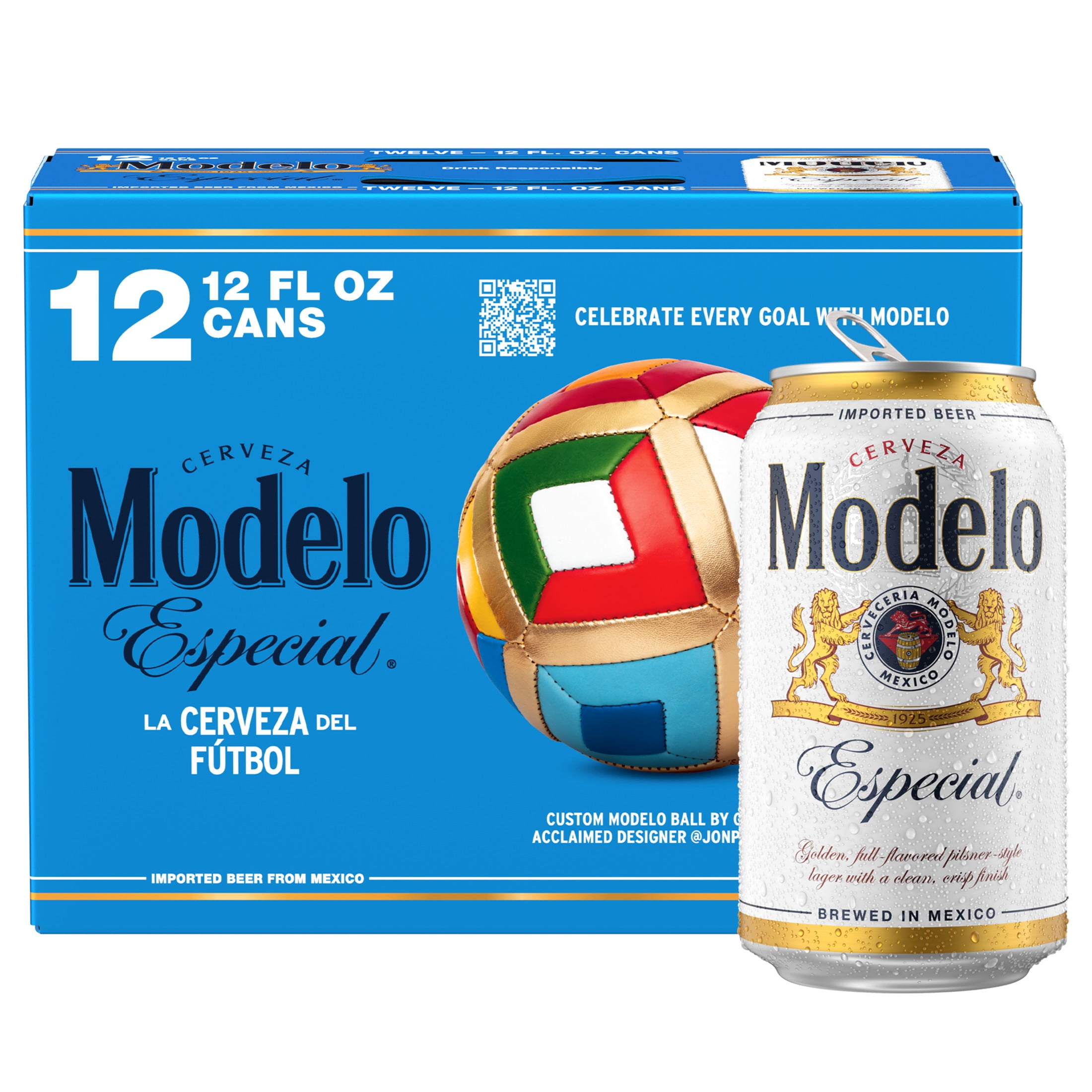 Modelo Especial Mexican Lager Import Beer, 12 pack 12 fl. oz. Cans, 4.4% ABV