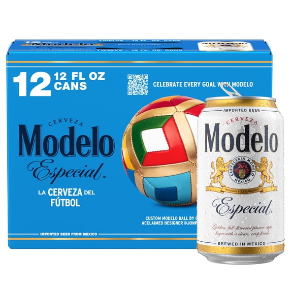Modelo Especial Mexican Lager Import Beer, 12 pack 12 fl. oz. Cans, 4.4% ABV