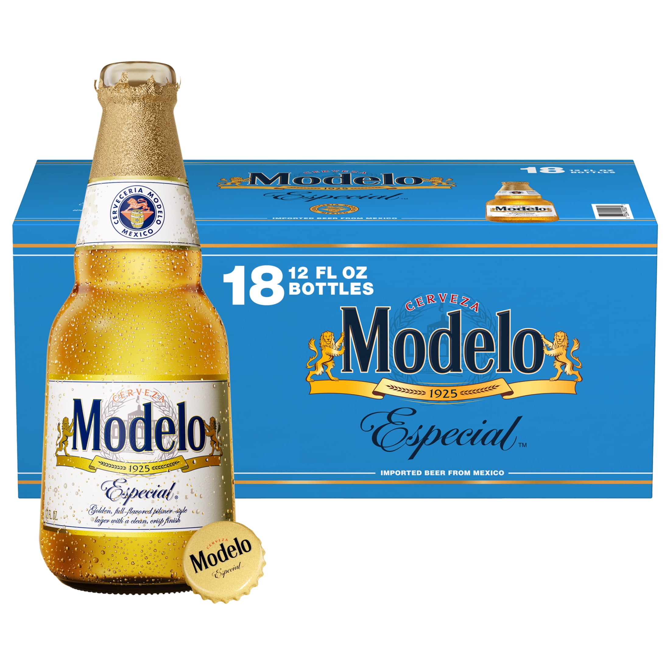 Modelo Especial Mexican Lager Import Beer, 18 pack 12 fl. oz. Bottles, 4.4% ABV