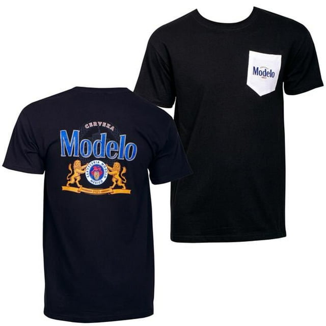 Modelo Especial  Modelo Cerveza Front & Back Print Pocket T-Shirt - 2XL