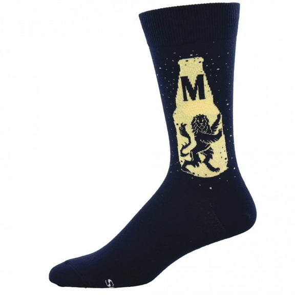 Modelo Especial 830949 Modelo Especial Beer Bottle with Lion Mens Socks