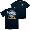 thumbnail image 1 of Modelo Especial  Modelo Logo Front Back Crew Mens T-Shirt, Black - Extra Large, 1 of 3
