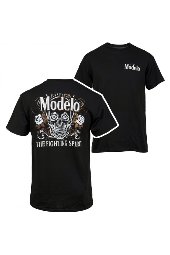 Especial The Fighting Spirit Sugar Skull Front/Back T-Shirt-Medium