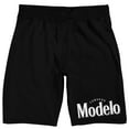 thumbnail image 1 of Modelo Logo Men's Black Sleep Pajama Shorts-Large, 1 of 5