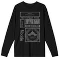 thumbnail image 1 of Modelo Masterfully Made Label Collage Crew Neck Long Sleeve Black Adult Tee-XL, 1 of 4