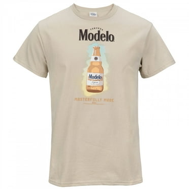 Modelo Especial  Masterfully Made Watercolor T-Shirt for Mens, Beige - Large