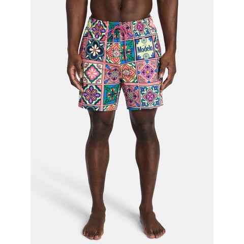 Men's and Big Men's Print Board Shorts, Sizes S-3XL