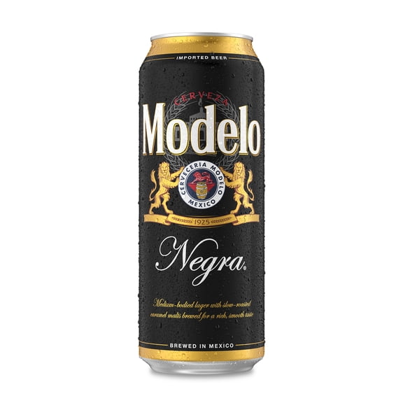 Modelo Negra Amber Lager Mexican Import Beer, 24 fl. oz. Can, 5.4% ABV