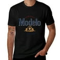 thumbnail image 1 of Modelo Print Mens T Shirts Cotton Short Sleeve T-Shirt Crew Neck Tees Casual Shirt, 1 of 5