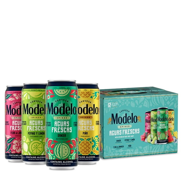 Modelo Spiked Aguas Frescas Variety Pack Flavored Malt Beverage, 12 - Modelo Spiked Aguas Frescas Nutrition Facts