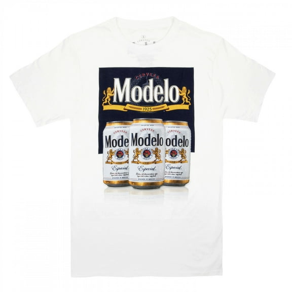 Modelo Three Cans With Reflection Print T-Shirt-Small