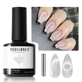 thumbnail image 1 of modelones Cat Eye Gel Nail Polish, 15 ML Glitter Holographic Magentic Nail Polish with Magnet Soak Off U V LED White Gel Polish Silver Shimmer Glass Nail Polish Nail Art Manicure Salon DIY Home, 1 of 9
