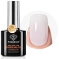 thumbnail image 1 of modelones Builder Nail Gel No-Wipe, 9-in-One Milky White Builder for Nails, C-Curve Sculpting, Glossy Jelly Finish, No Top Coat Needed LED Lamp Cured Color Rubber Base Gel Polish for Quick DIY Salon, 1 of 10
