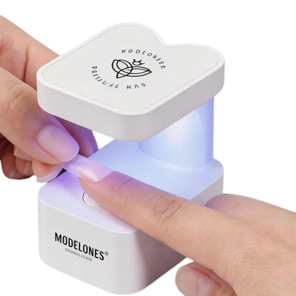 Modelones Mini UV Light for Nails, UV Nail Lamp, Nail Light for Gel Nails with 2 Timers for Fast Nail Extension, LED Nail Lamp, Portable USB Nail Dryer for Travel