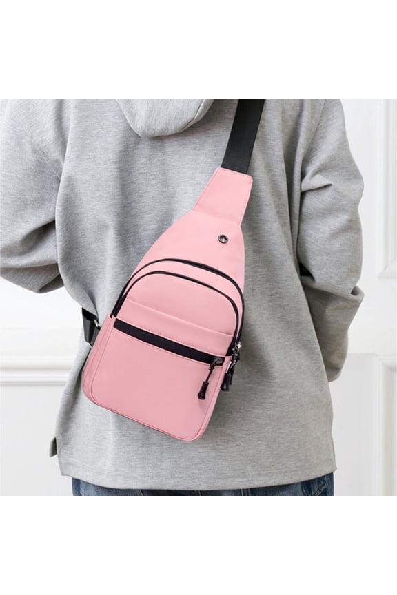 Modelos japoneses de cien bolsos de pecho a juego para hombres y mujeres. Bolso deportivo.