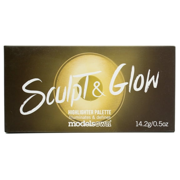 Models Own Sculpt & Glow Highlighter Palette, 03 Gold Spotlight   .5oz