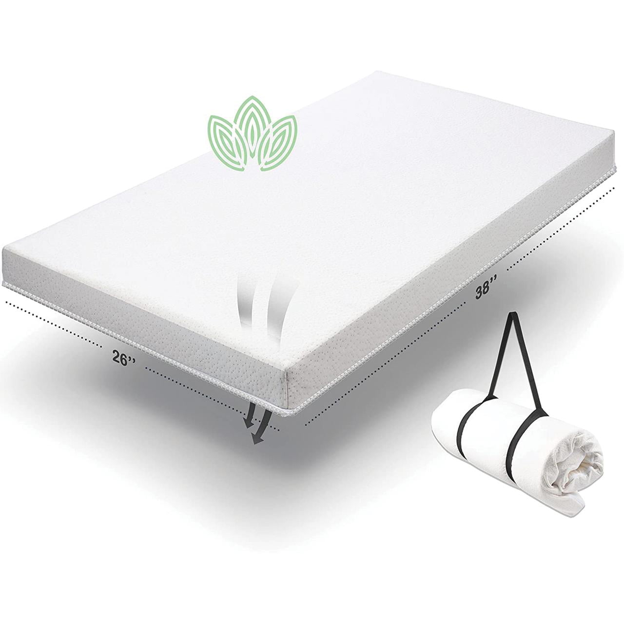 Modera Pack ‘N Play Baby Mattress Topper Pad with Washable Waterproof