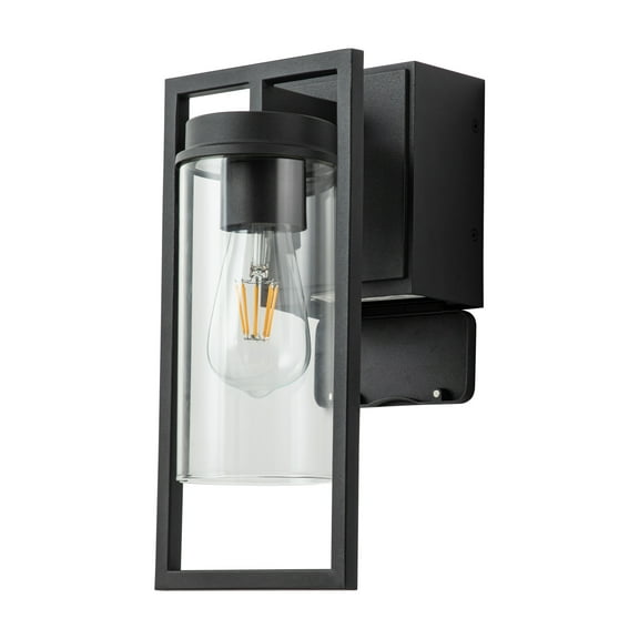 Modern Outdoor Lights with GFCI Outlet