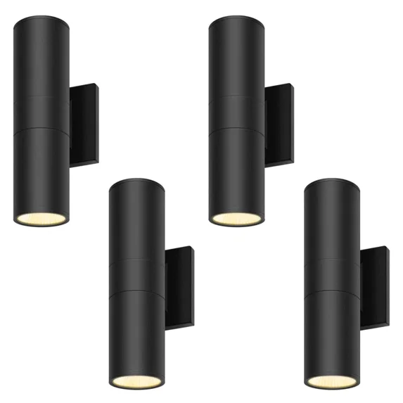 Modern 12 Inch Integrated LED Round Up Down Wall Light Outdoor Waterproof