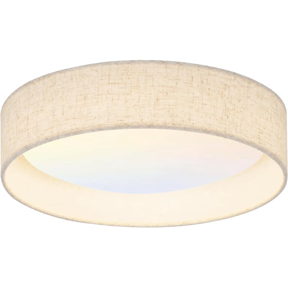 Modern 13 Inch Flush Mount LED Ceiling Light Fixture, 24W 5CCT Dimmable Low Profile Room Lamp, Set of 2 for Bedroom Kitchen Hallway Closet Entryway