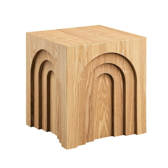 Modern 15.94'' Square Coffee Table, Bedroom & Living Room Accent End Side